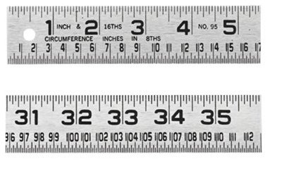 953 FT Lufkin Tinner's Steel Circumference Rule